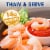 Kroger® Colossal Shrimp Cooked Peeled & Deveined Tail On BIG DEAL! Perspective: back