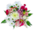 Heart and Hugs Fresh Cut Flower Bouquet Perspective: back