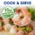 Kroger® Wild Caught Large Raw Gulf Shrimp Peeled & Deveined Tail Off Perspective: back