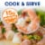 Kroger® Wild Caught Medium Raw Gulf Shrimp Peeled & Deveined Tail Off Perspective: back