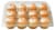 Bakery Fresh Mini Orange Cream Cupcakes Perspective: back