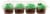 Bakery Fresh Mint Chocolate Mini Cupcakes with Buttercreme Icing Perspective: back