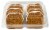 Bakery Fresh Iced Pumpkin Sliced Loaf Cake Perspective: back