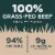 Simple Truth Organic® Cracked Black Pepper Flavored Beef Jerky Bag Perspective: back