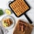 Nordic Ware Belgian Waffler Pan Perspective: back