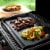 Nordic Ware 2 Burner Backsplash Griddle Perspective: back
