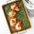 Nordic Ware Nonstick High-Sided Oven Crisp Baking Tray,Gold Perspective: back