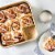 Nordic Ware Natural Aluminum NonStick Commercial Square Cake Pan Perspective: back