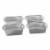 Nordic Ware Natural Aluminum Commercial Mini Loaf Pans Perspective: back