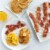 Nordic Ware Microwave Safe Bacon Tray & Food Defroster - White Perspective: back