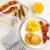 Nordic Ware® Microwave Slanted with Lid Bacon Tray Perspective: back