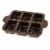 Nordic Ware Harvest Mini Loaf Pan Perspective: back