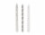 Unique Glitter Silver Spiral Birthday Candle Assortment Perspective: back