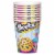 Shopkins Paper Cups [8 Per Pack - 9 oz - 270 ml] Perspective: back