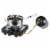 Stansport Single Burner Propane Stove - Black Perspective: back