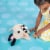 Manhattan Toy Nursing Nana Nurturing Dog Stuffed Animal with Plush Puppies Perspective: back