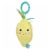 Manhattan Toy Mini-Apple Farm Lemon Baby Travel Toy with Rattle, Squeaker Perspective: back