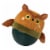 Manhattan Toy Wobbly Bobbly Owl Weighted, Soft Silicone Wobble Ball Perspective: back