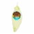 Manhattan Toy Snuggle Pod Sweet Pea Brown First Baby Doll with Cozy Sleep Sack Perspective: back