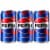 Pepsi Cola® Wild Cherry Soda Mini Cans Perspective: back