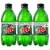 Mountain Dew Zero Sugar Soda Bottles Perspective: back