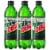Mountain Dew® Zero Sugar Soda Bottles Perspective: back