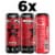 Rockstar® Punched Fruit Punch Energy Drink Multipack Sleek Cans Perspective: back