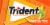 Trident Tropical Twist Sugar Free Gum (12 Pack) Perspective: back
