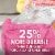 Glad ForceFlex MaxStrength Drawstring Scented Tall Kitchen Trash Bags 13 Gallon Cherry Blossom Perspective: back