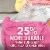 Glad ForceFlex MaxStrength with Febreze Cherry Blossom Scent Tall Kitchen Drawstring Trash Bags Perspective: back