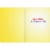 Avanti Chicken in Tutu Funny / Humorous Birthday Card Perspective: back
