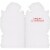 Avanti Press Greeting Cards Christmas Kitten Knit Santa Hat Perspective: back