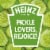 Heinz Pickle Flavored Ketchup Perspective: back