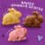 Annie's™ Organic Bunny Neopolitan Strawberry Vanilla and Chocolate Graham Crackers Perspective: back