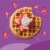 Annie's Organic Strawberry Shortcake Waffles Perspective: back