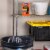 Hefty® Strong 30-Gallon Multi-Purpose Large Drawstring Trash Bags Perspective: back