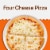Lean Cuisine Four Cheese Pizza Frozen Meal Perspective: back