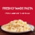 Stouffer's Fettuccini Alfredo Frozen Meal Perspective: back