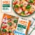 Lean Cuisine Lemon Garlic Shrimp Stir Fry Frozen Meal Perspective: back