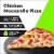 Vital Pursuit Thin Crust Chicken Mozzarella Pizza High Protein Portion Aligned Meal Frozen Pizza Perspective: back