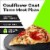Life Cuisine Gluten Free Cauliflower Crust Three Meat Frozen Pizza Perspective: back