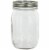 Ball® Smooth Side Jars with Lids - Clear Perspective: back