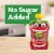 Mott's No Sugar Added Strawberry Applesauce Clear Pouches Perspective: back