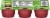 Mott's Unsweetened Cherry Applesauce Cups 6 Count Perspective: back