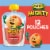 Mott's Mighty No Sugar Added Strawberry Peach Applesauce Pouches Perspective: back
