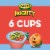 Mott's Mighty No Sugar Added Strawberry Peach Applesauce Cups Perspective: back
