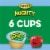 Mott's® Mighty Honeycrisp Apple Applesauce Perspective: back
