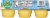 Mott's® Mighty Pineapple Banana Flavored Applesauce Perspective: back