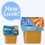 Gerber 2nd Foods Natural for Baby Baby Food Apple Peach Squash 4 oz Tubs (2 Pack) Perspective: back