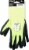 Coast™ High Visison Glow Safety Gloves Perspective: back